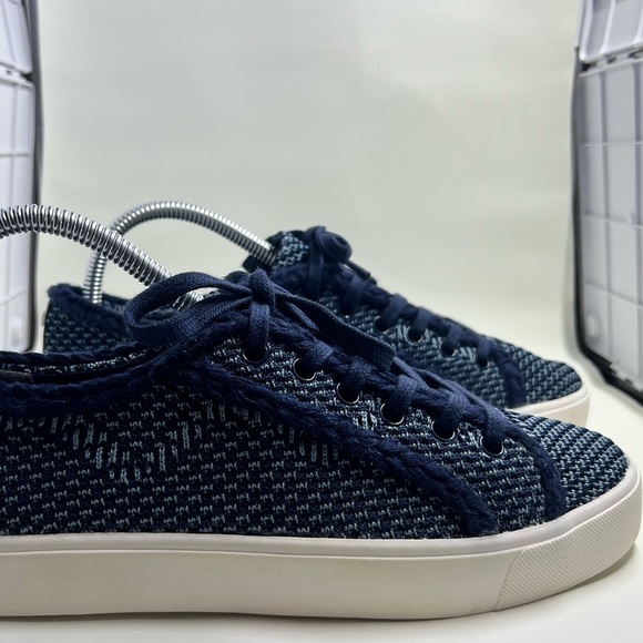 Sam Edelman Elena Baltic Navy Blue Sneakers Size 7.5 - Picture 11 of 12